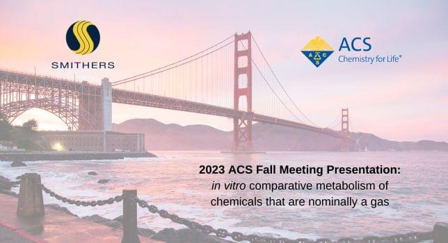 2023 ACS Presentation - in vitro comparative metabolism of chemicals ...
