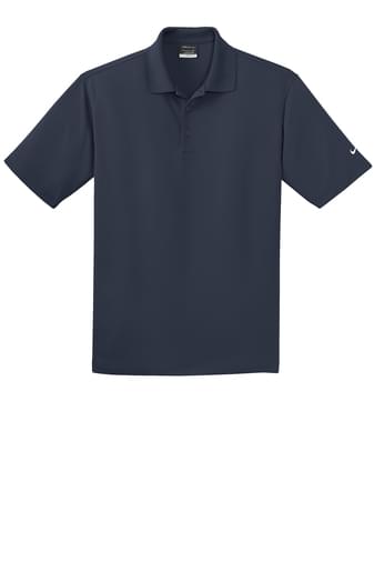 Stock image of a navy blue Nike men's polo