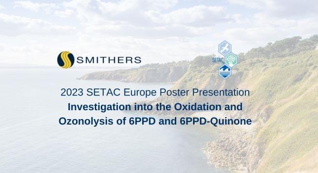 SETAC Europe Poster: Investigation into the Oxidation and Ozonolysis of ...