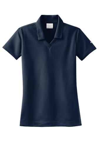 Stock photo of navy blue Nike womens polo