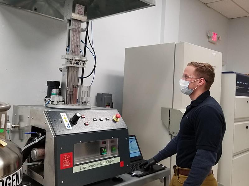 Smithers upgrades low temperature retraction instrumentation at rubber physical testing laboratory in Akron, Ohio