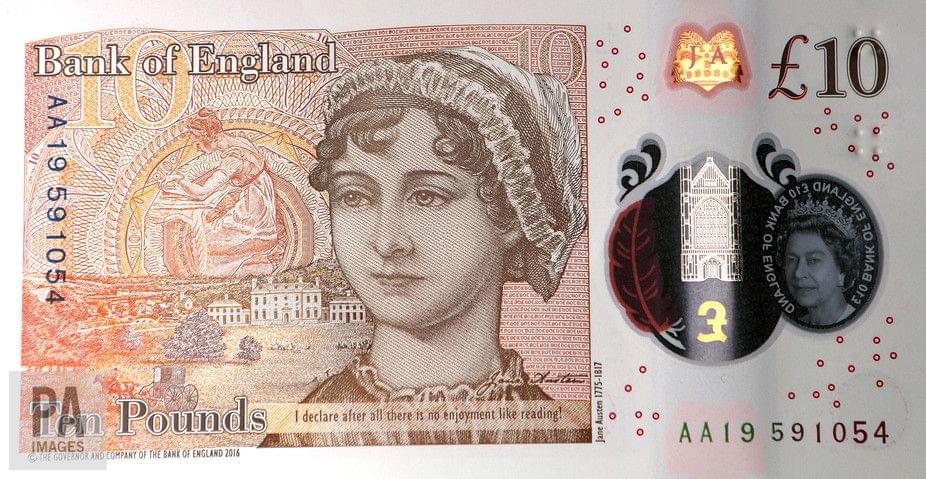 Austen £10 note – Commercialisation of new technologies drives growth in security printing