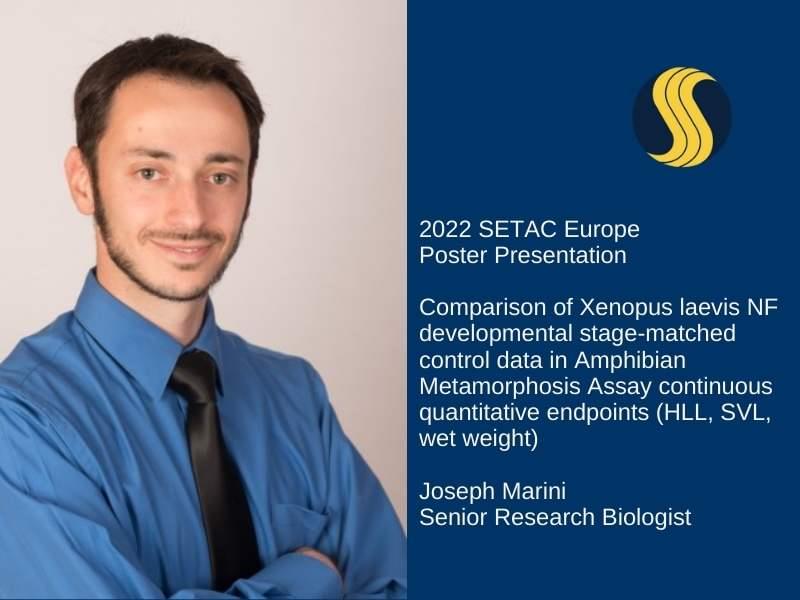 SETAC Presentation: Comparison of Xenopus laevis NF developmental stage-matched control data in Amphibian Metamorphosis Assay continuous quantitative endpoints (HLL, SVL, wet weight)