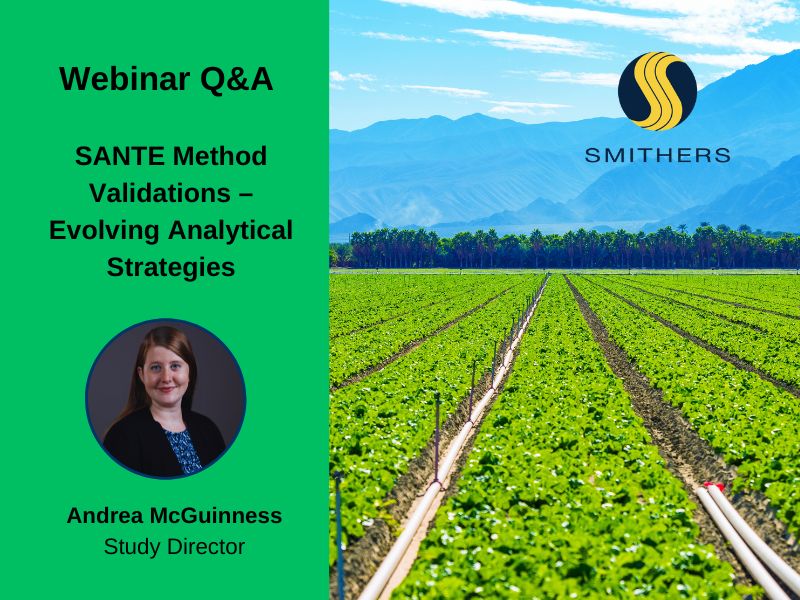 SANTE Method Validations Webinar Q&A