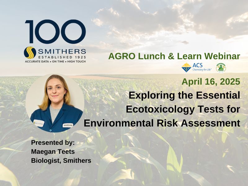 Webinar: Exploring the Essential Ecotoxicology Tests for Environmental Risk Assessment 