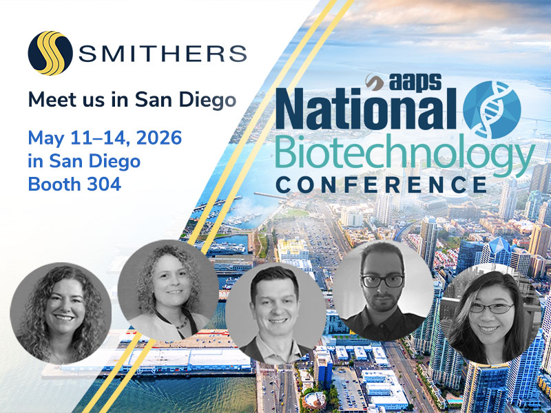 Smithers Pharmaceutical Development Services to Attend AAPS National Biotechnology Conference 2026