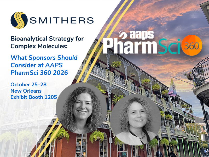 Bioanalytical Strategy for Complex Molecules: What Sponsors Should Consider at AAPS PharmSci 360 2026