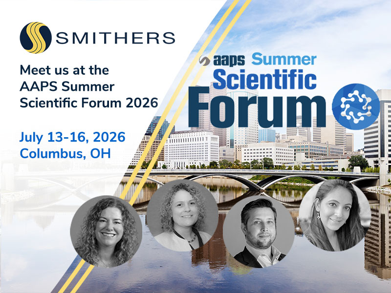 Smithers Pharmaceutical Development Services to Present Molecular Bioanalysis Insights at the AAPS 2026 Summer Scientific Forum