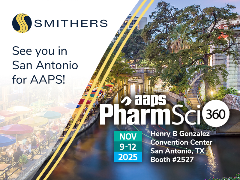Meet Smithers at AAPS PharmSci 360 in San Antonio